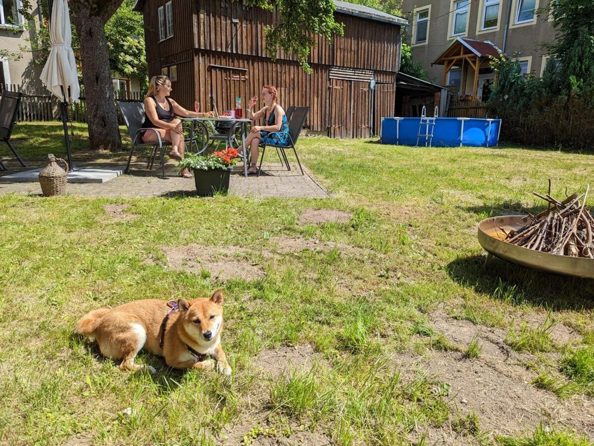 H2 - Urlaubsmagie - Garten, Pool, Terrasse, Grill Sebnitz Eksteriør bilde