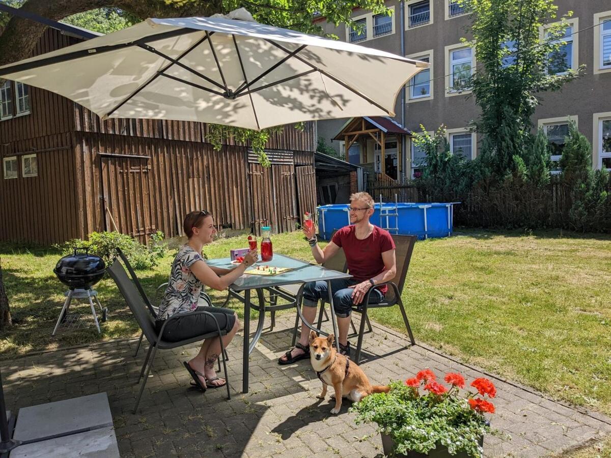 H2 - Urlaubsmagie - Garten, Pool, Terrasse, Grill Sebnitz Eksteriør bilde